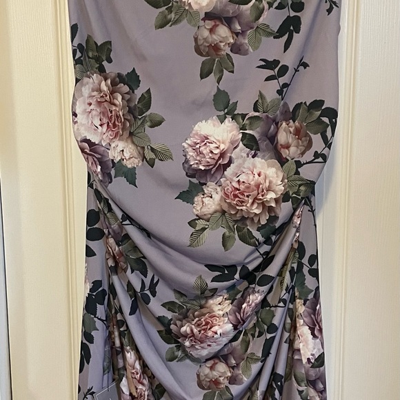 Purple/violet cocktail wedding or work dress le chateau small - Picture 7 of 8